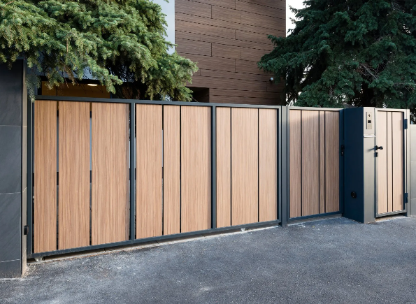 Portail design installé par Techni Fermetures Mulhouse